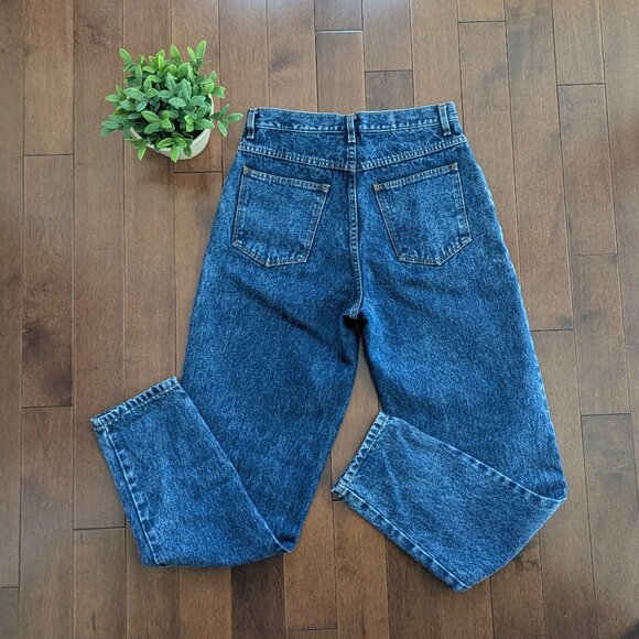 BILL BLASS DARK WASH VINTAGE SAMPLE JEANS - Picture 1 of 3